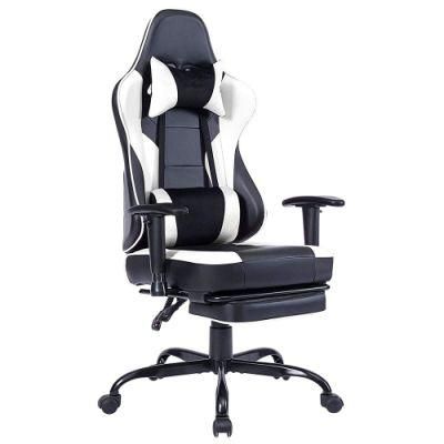 Reclining Tall Executive Office Computer Desk Chair with Footrest