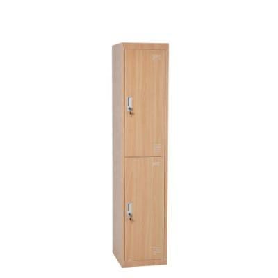 Hot Sale 2 Door Steel Lockers Wardrobe Clothes Storage Locker Cabinets