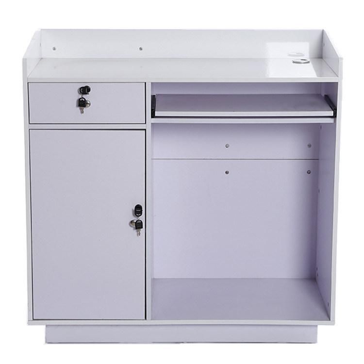 Hl-031 2021 Top Quality Mix Color Salon Reception Table Consult Table for Sale Cashier Desk Check-out Counter Checkstand