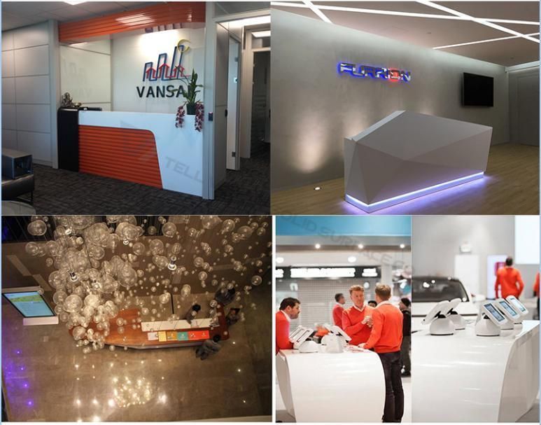 2019 Popular Cashier Desk Bank Reception Counter Furniture