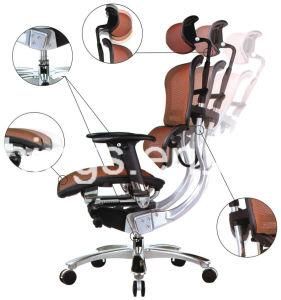 Classical Design Aluminum Frame Mesh Seat Swivel Office Chair