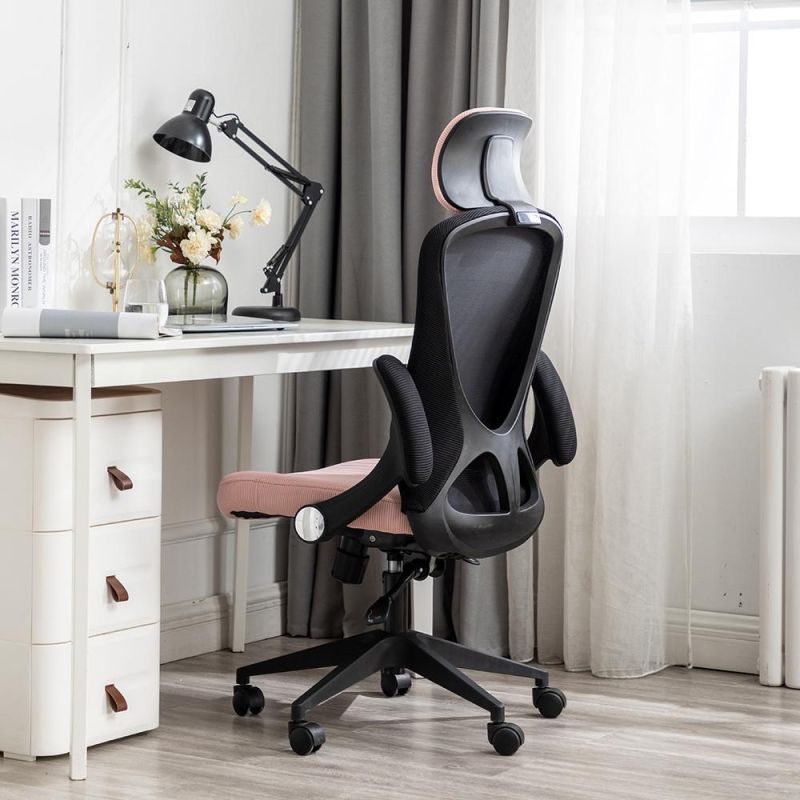 Huashi Adjustable Office Chair Comfortable Mesh Chair with Wheels