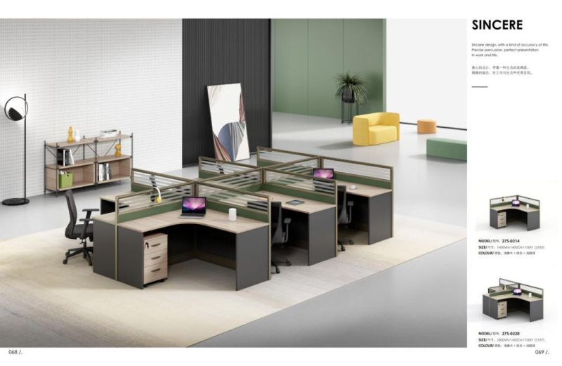 Modern Patent Design MDF Furniture L Shaped Computer Manager Executive Office Desk