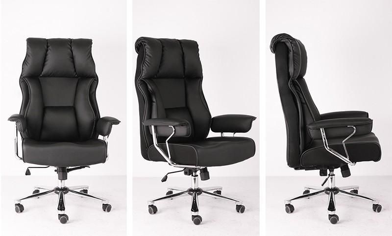 High Quality Black Ergonomic Executive Boss Office Recliner Chair