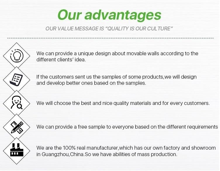 Acoustic Sliding Aluminum Track Restaurant Partitions Movable Wall