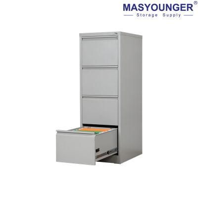 Office Metal Furniture 4 Drawers Vertical Steel Storage Filing Cabinet