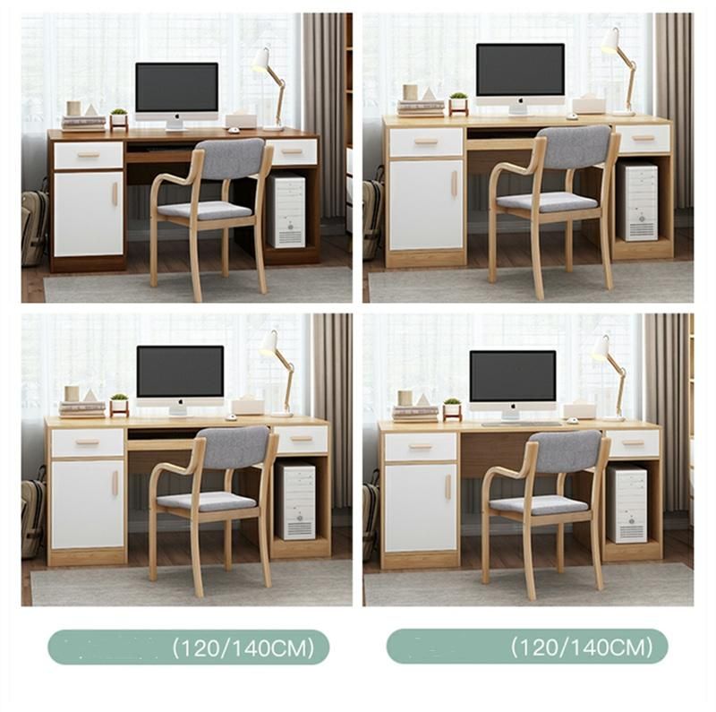 Manufacturer Price Modern Wooden Home Office Furniture Study Table Computer Desk with Drawer