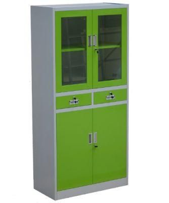 Double Color Steel Office Cabinet with 2 Drawers