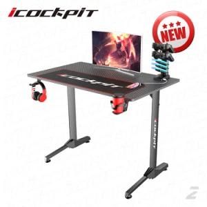 Saitu New Model Simple Design Gaming and Racing Furniture Home Office Desk Gaming Computer Desk Game Desk