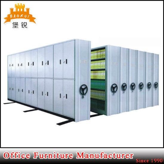 Library Compactor Mobile Shelving Storage System Movable Steel Cabinet Filing Cabinet