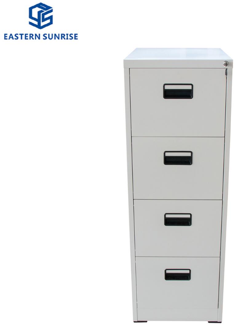 Factory Wholesale Metal 4-Drawer Filing Cabinet for Office/Bedroom