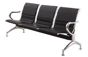 Steel Public Hospital Bench Visitor Airport Chair with Full Cushion