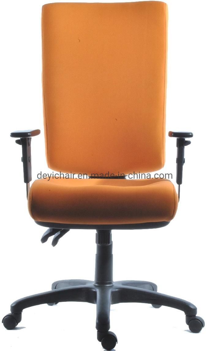 High Back PU Upholstery for Seat and Back Three Lever Heavy Duty Mechanism Adjustable PU Arms Chair