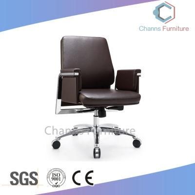 Competitive Price MID Back PU Leather Furniture Staff Office Chair for Sale (CAS-LA02)