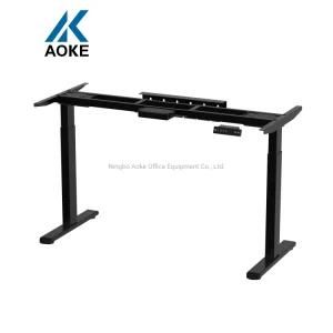 Hot Sale Dual-Motor Electric Height Can Stand and Sit on Office Furniture Adjustable Desk