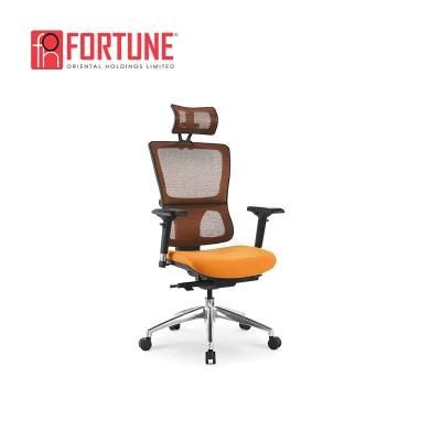 High Back Colorful Office Mesh Swivel Chair with Headrest (FOH-X4P-3A)