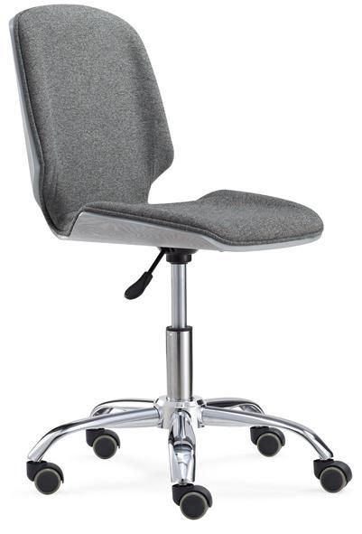 Adjustable Leisure Office Chair with Backrest Wood Painting