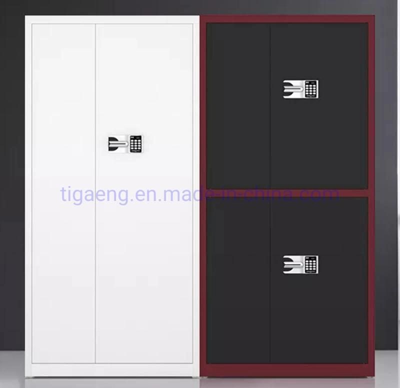 High Quality Cheap Hot Sale Two Door Metal Four Storage Layer Confidential Cabinet Safe