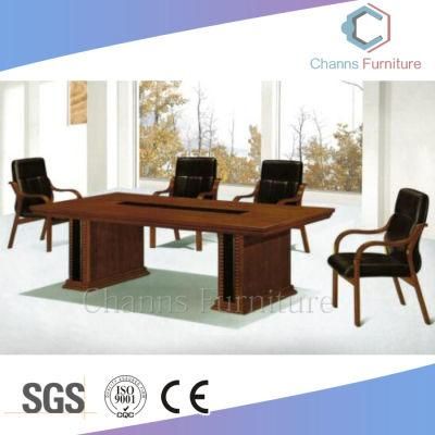 Big Size Office Furniture Veneer Desk Meeting Table (CAS-VMA04)