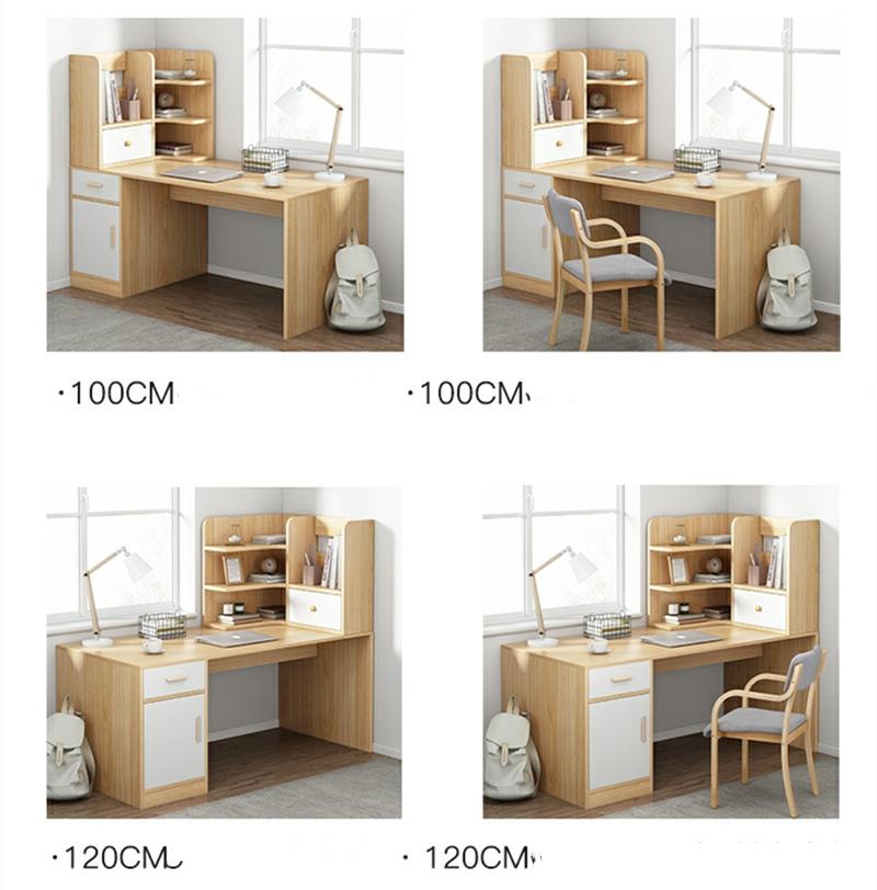Modern Wholesales Home Living Room Office Furniture Sample Study Table Computer Desk with Side Table