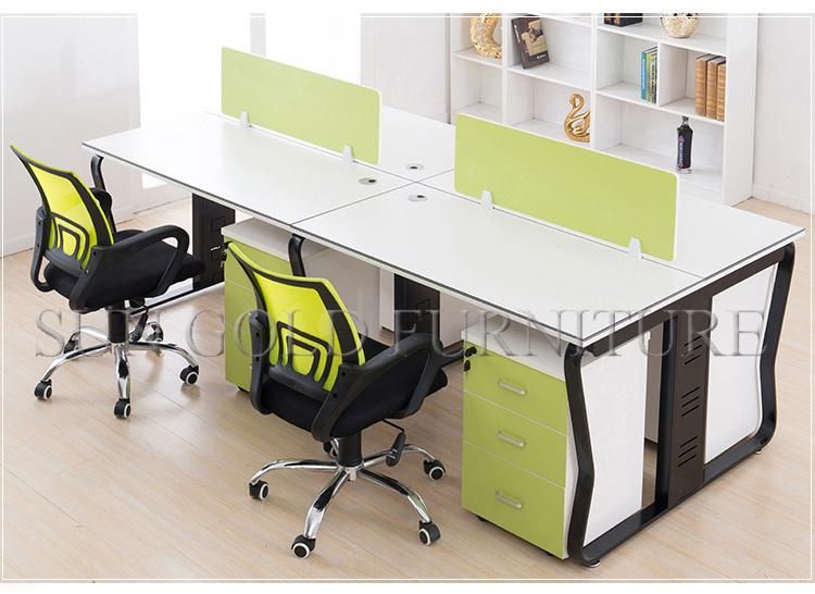 China Office Furniture 2 Person Office Workstation with Partition Wall (SZ-WS813)