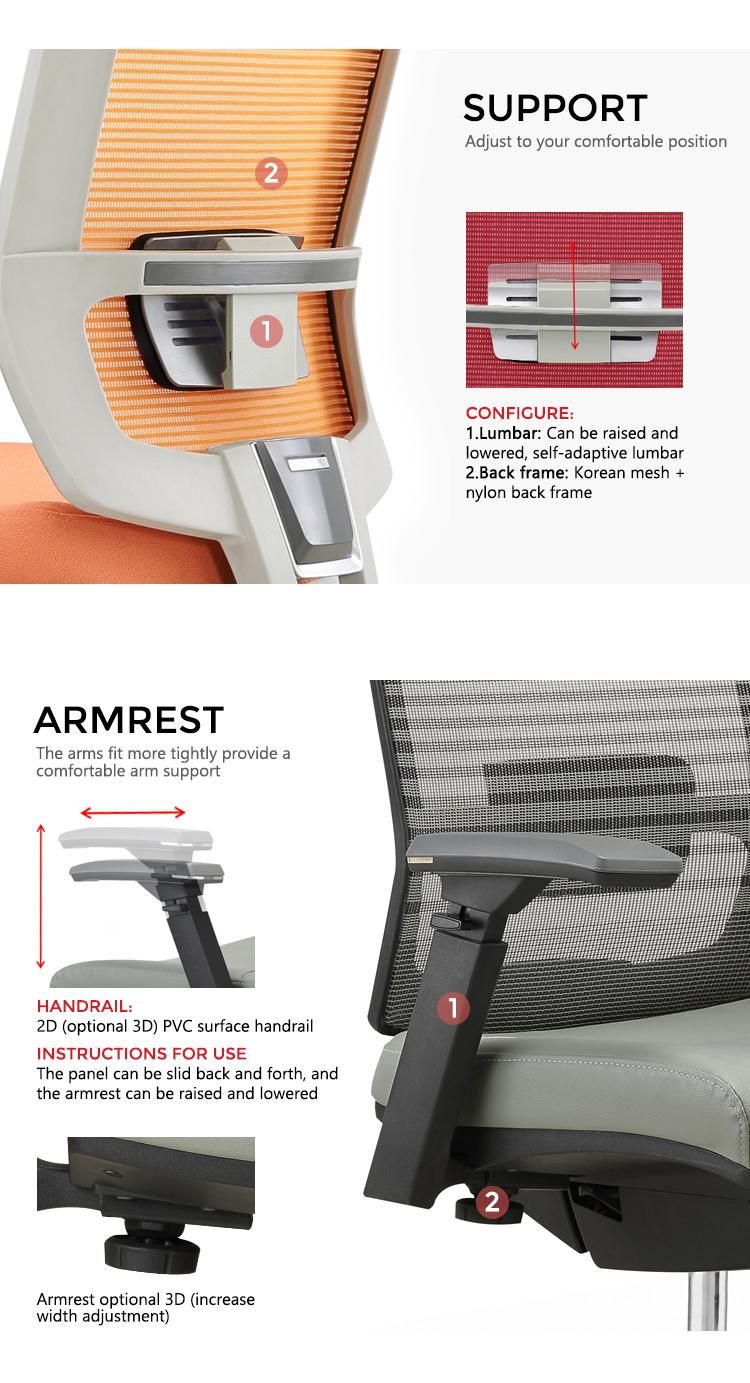 Factory Price Conference Room Manager Ergonomic Meeting Home Mesh Fabricr Office Chair