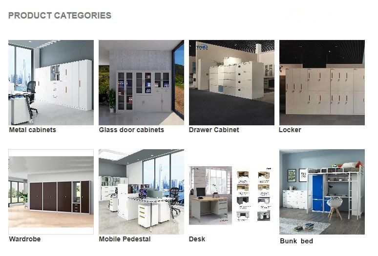 Steel 3 Drawer Swing Glass Door File Cabinet