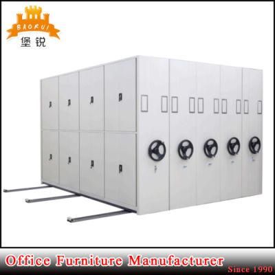 Library Compactor Mobile Shelving Storage System Movable Steel Cabinet Filing Cabinet