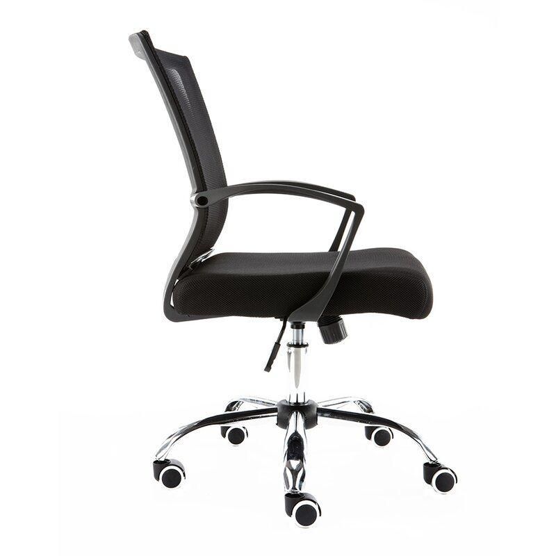 Ergonomic Mesh Office Chair, High Back Desk Chair - Adjustable Headrest with Flip-up Arms, Tilt Function, Lumbar Support and PU Wheels, Swivel Computer