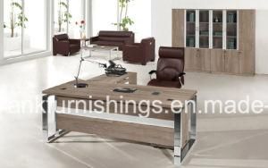 Metal Leg Melamine Top Office Table