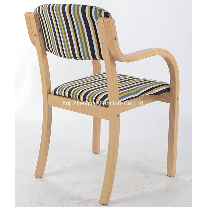 Dining Home Modern Furniture Reception Office Chair with Armrest (ZG16-060)