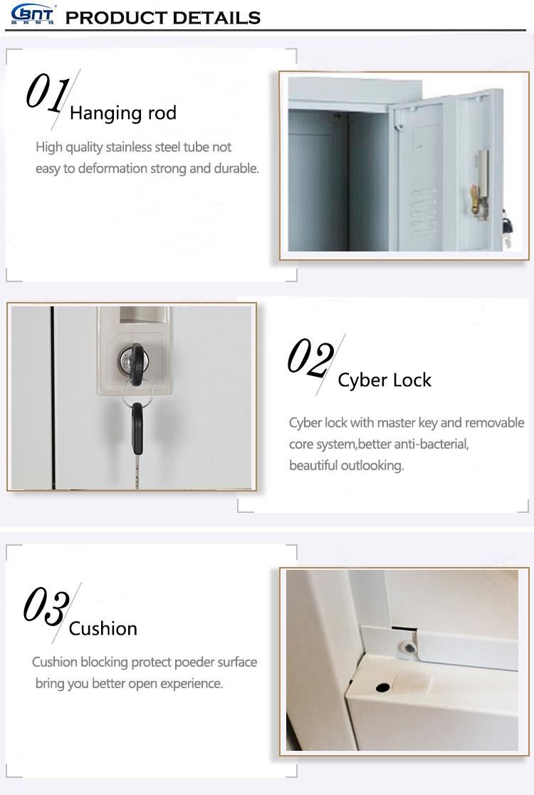 High Security Keylock Beach Self Shoes Locker for Spare Parts