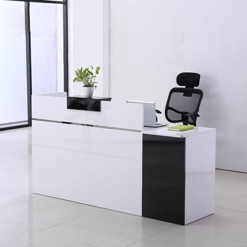 Hl-034A 2021 Top Quality Mix Color Salon Reception Table Consult Table for Sale Cashier Desk Check-out Counter Checkstand