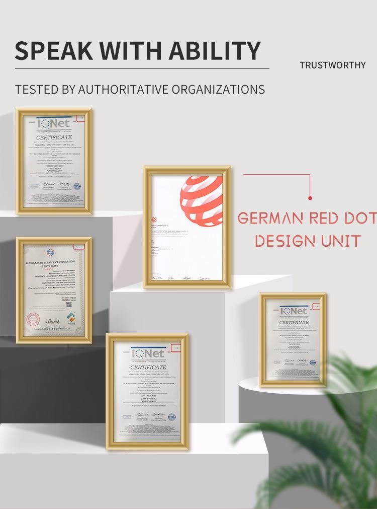 Reddot Award Modern Plastic Office Arm Chair