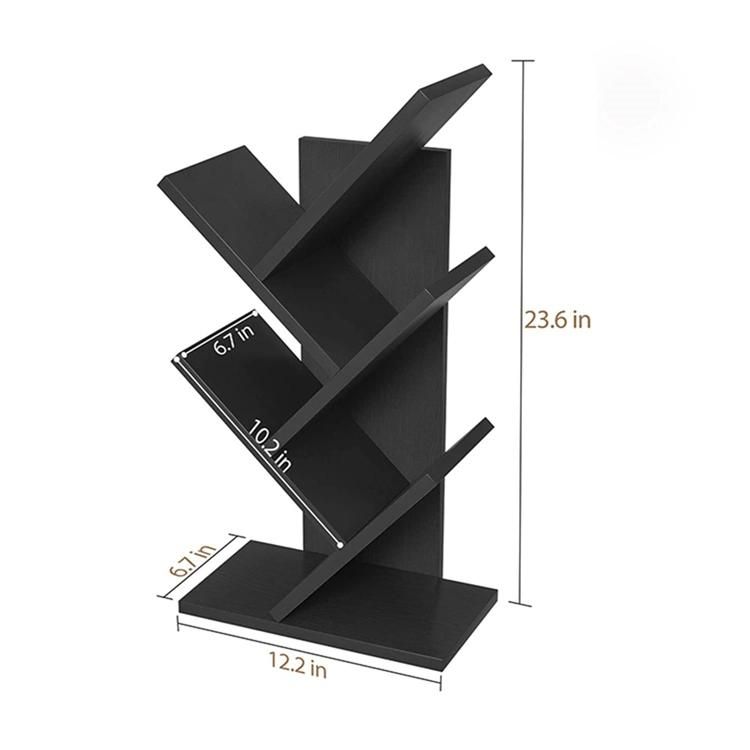 Modern Design MDF Wooden Furniture Storage Shelves Bookshelf