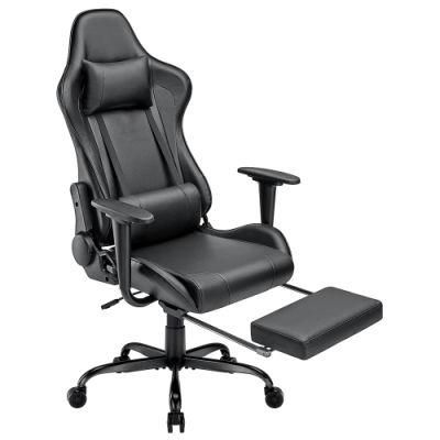 Metal Base Reclining Swivel Gaming Chair with Wheels