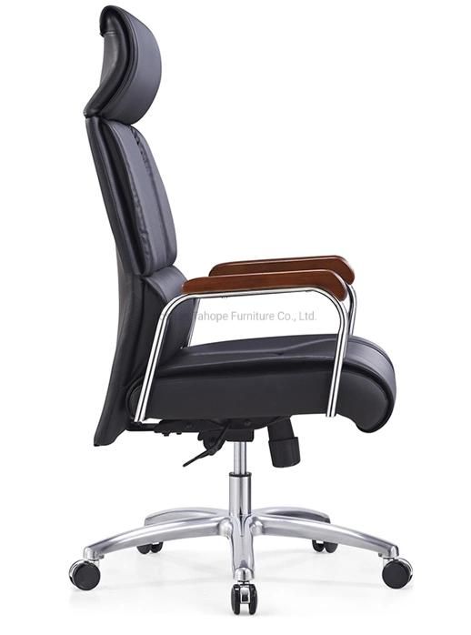 New-Style Business Functional Ergonomic Genuine Leather Office Executive Chair CEO Manager