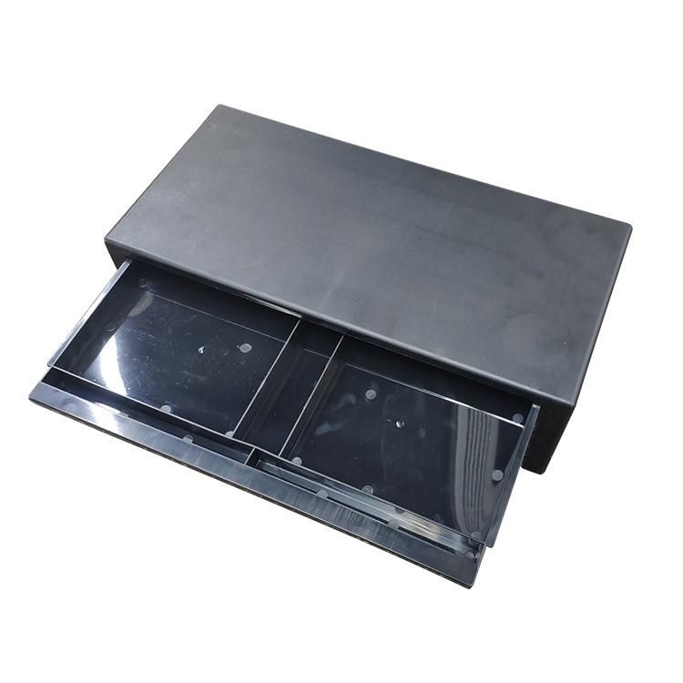 Multifunctional Storage Clear Design Flexible Three-Level Height Adjustable Desk Holder Computer Monitor Riser Stand