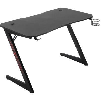 Manufacture Supply Popular Gaming Desk Office Computer Table PC Black Gaming Desk