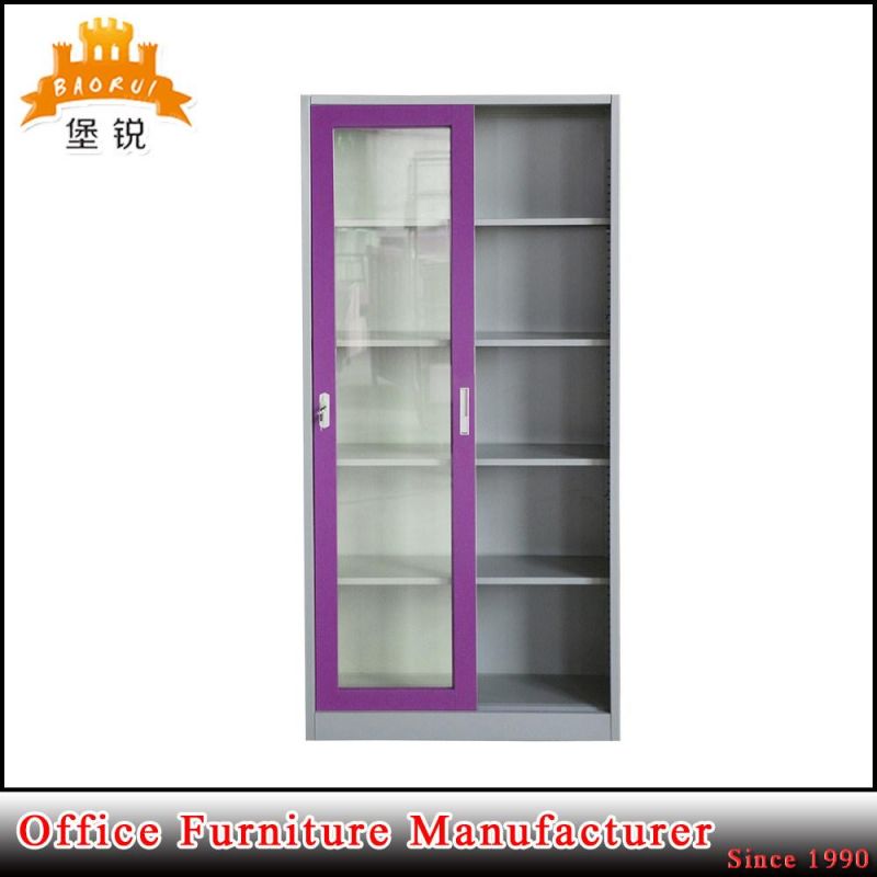 Different Color Glass Sliding Door Filing Cabinet