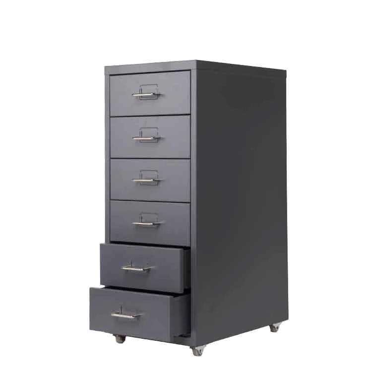 Home Furniture 6 Drawers Cabinet with Casters for Home Office Use