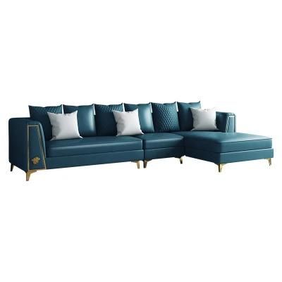 Twin Seat 163 L 91 W 73 H Plating Hardware Sofa Foot Divan Set