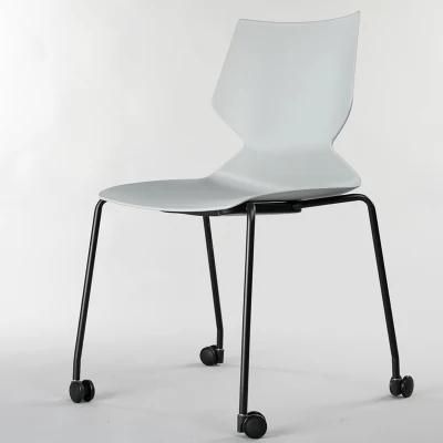 ANSI/BIFMA Standard Plastic Office Furniture White Chairs