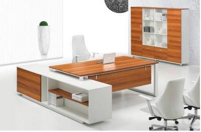 Fashion Movable Elegant Office Table/Executive Desk for Boss (FOH-HPBB24)