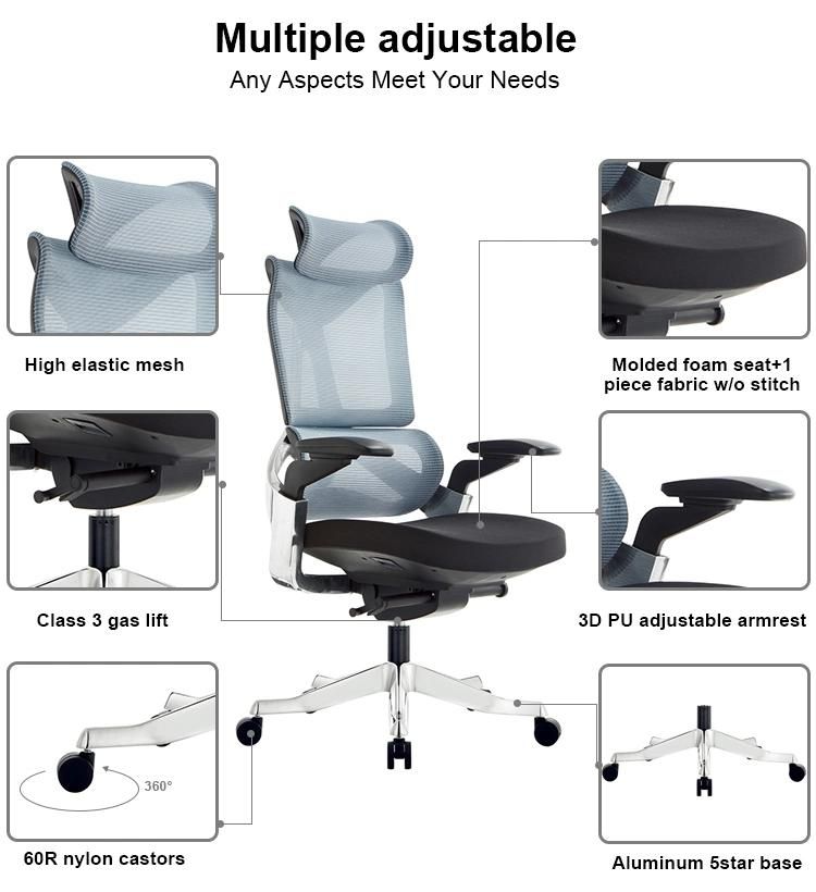 BIFMA Mesh Office Computer Chair Ergonomic Executive Manager Office Chair