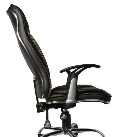 Luxury Swivel Leather Executive PC Computer Reclining Office Chair with Flexible Back