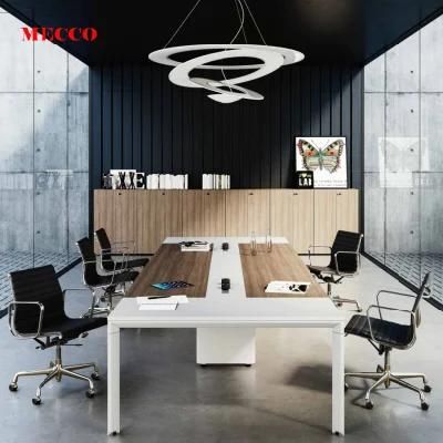 Wholesale Market Modern Wooden Office Furniture Council Boardroom Negotiating Meeting Room Conference Table