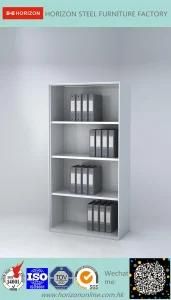 Steel Low Storage Cabinet with Open Shelf Cabinet Adjustable Shelf