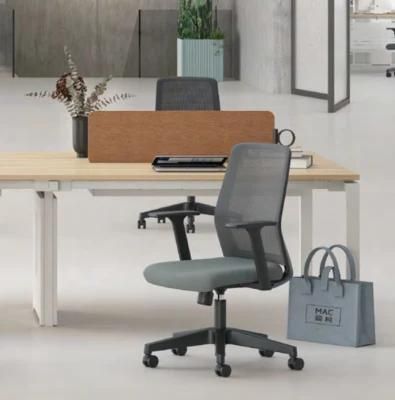 Mesh Office Chairs Revolving Medium Grey Back Chair Office Furniture