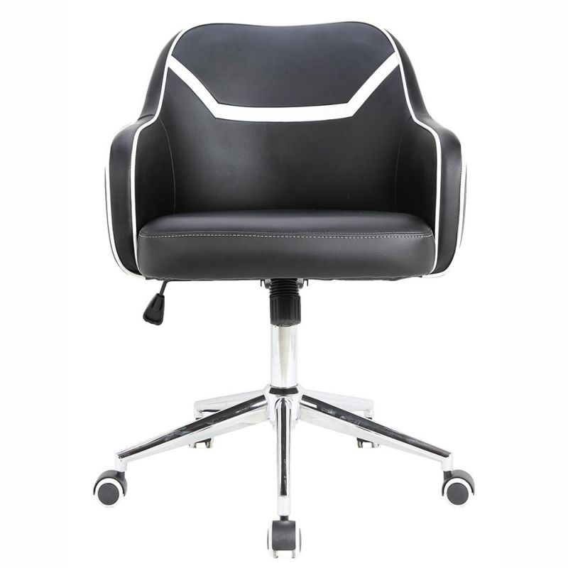 Li&Sung High Quality Modern Black Leather Office Chair